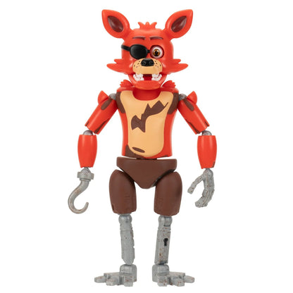 FNAF Endo-01 Figure with Classic Foxy & Withered Foxy Parts – 6-Inch