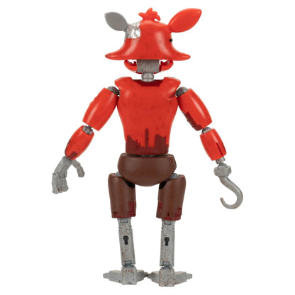 FNAF Endo-01 Figure with Classic Foxy & Withered Foxy Parts – 6-Inch