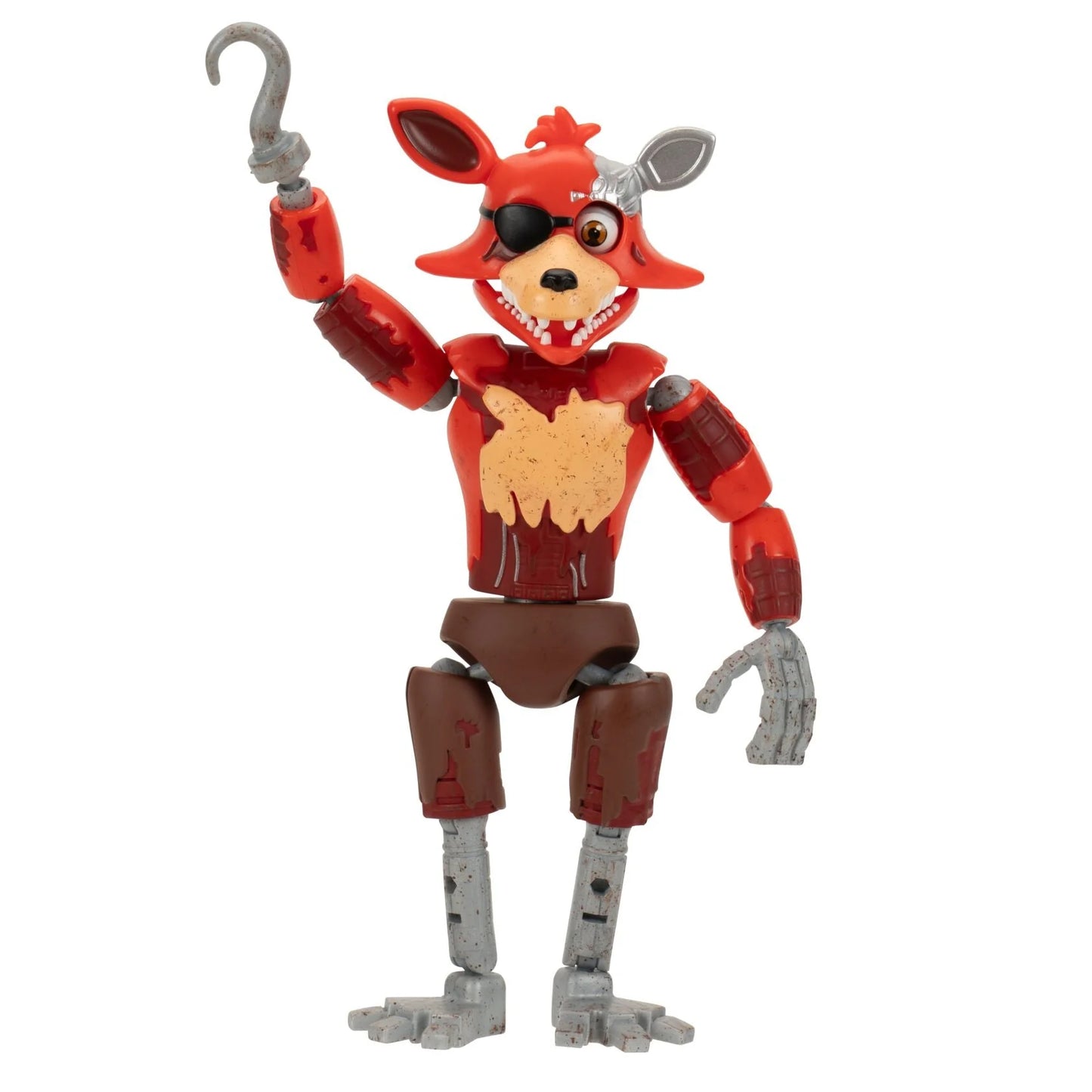 FNAF Endo-01 Figure with Classic Foxy & Withered Foxy Parts – 6-Inch