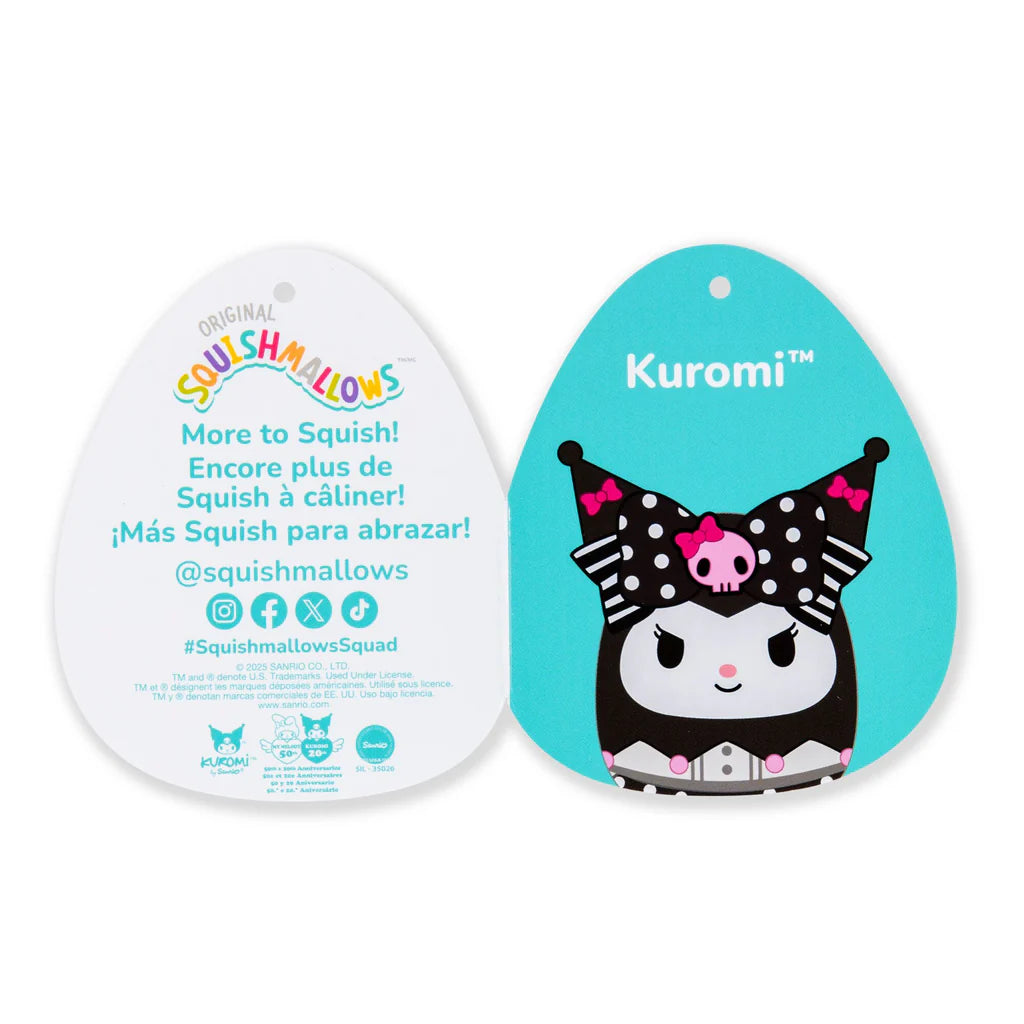 Squishmallows Hello Kitty 20th Anniversary Kuromi 8-Inch Plush