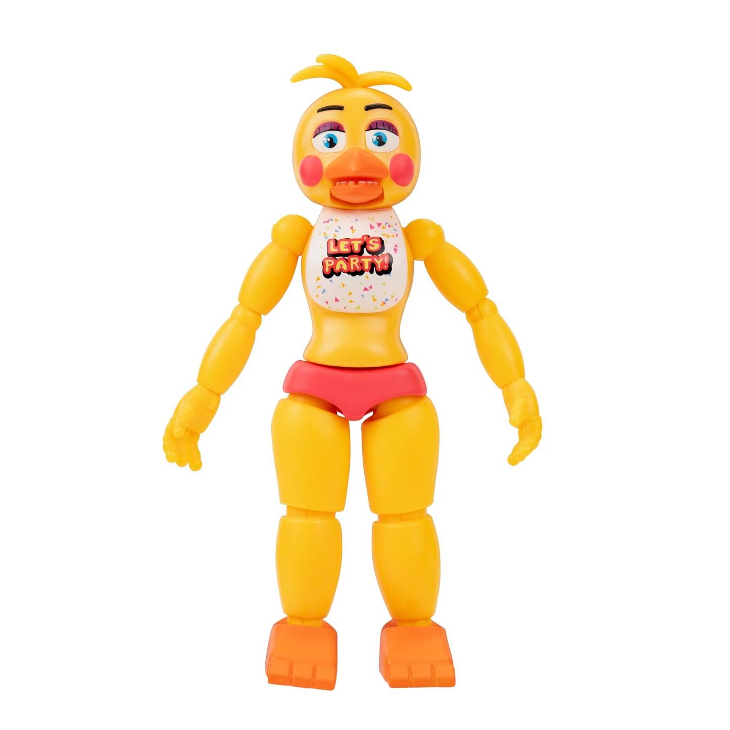 Jazwares FNaF Toy Chica Action Figure – 5" Glow Eyes & Jumpscare Feature