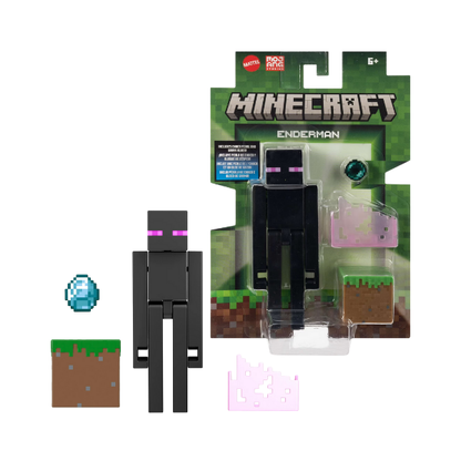 Minecraft Enderman 3.25" Action Figure with Accessories – Collectible Toy