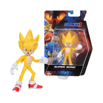 Sonic the Hedgehog Super Sonic 5" Action Figure – 20+ Articulation