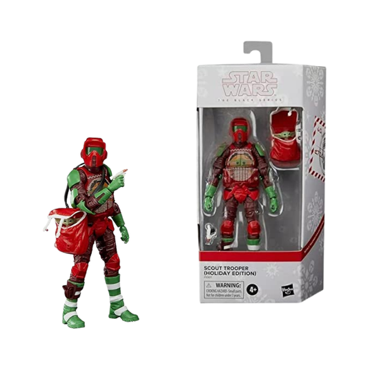 Star Wars The Black Series – Christmas Scout Trooper & Grogu