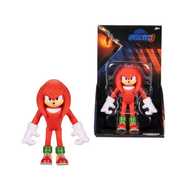 Sonic The Hedgehog 3 Movie Knuckles 2.5" Action Figure with Articulation