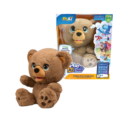 Poe the AI Story Bear – Interactive Learning Plush (Powered by OpenAI)
