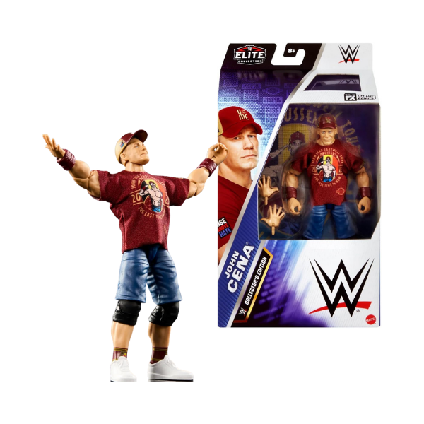 WWE Elite 120 John Cena Red Brussels Exclusive 6" Action Figure by Mattel