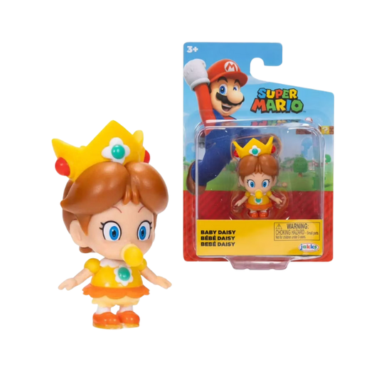 World of Nintendo Baby Daisy 2.5" Mini Figure by Jakks Pacific