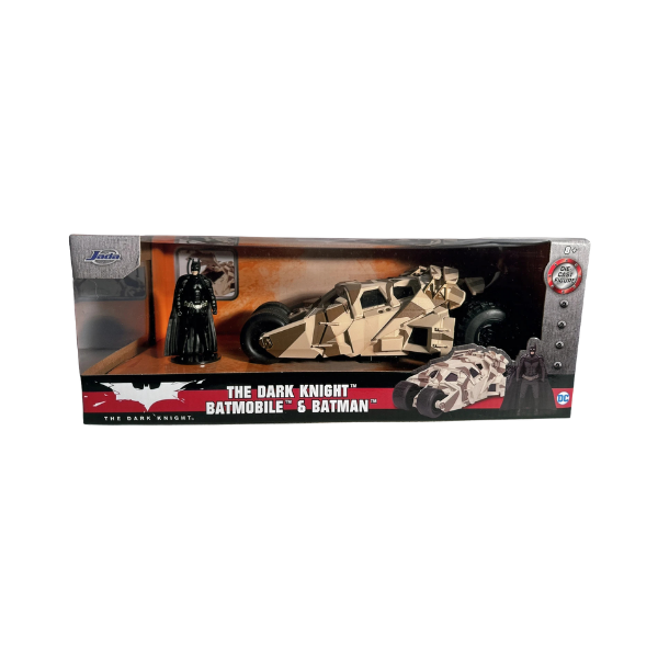Jada Toys The Dark Knight Batmobile and Batman Die-Cast Figure Vehicle Set