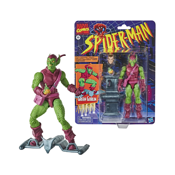 Marvel Legends Green Goblin 6-Inch Retro Spider-Man Action Figure