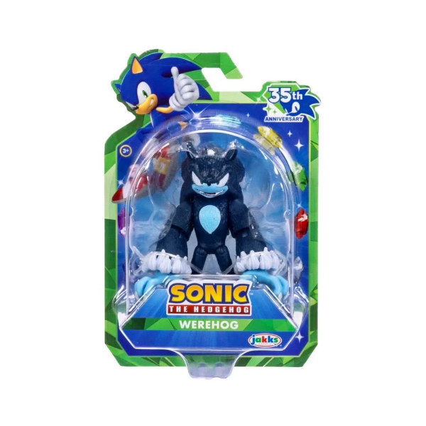 Sonic the Hedgehog Werehog 2.5 Inch Action Figure – Jakks Pacific Sonic 35th Anniversary Collectible Figure