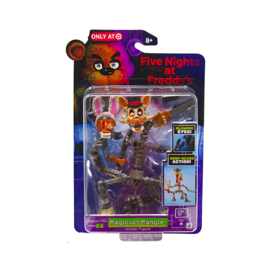 Five Nights at Freddy’s Magician Mangle Target Exclusive 5-Inch Jazwares Action Figure with Glow-in-the-Dark Eyes & Jumpscare Feature