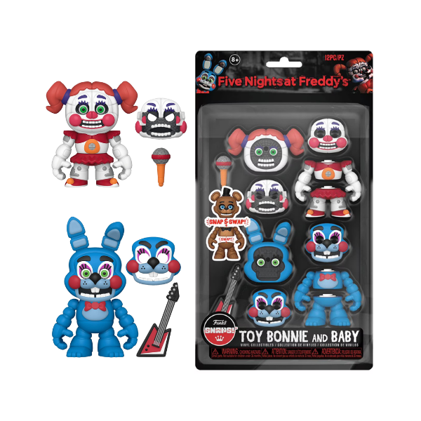 Funko Pop! Five Nights at Freddy's Toy Bonnie & Baby 2.5" Action Figures