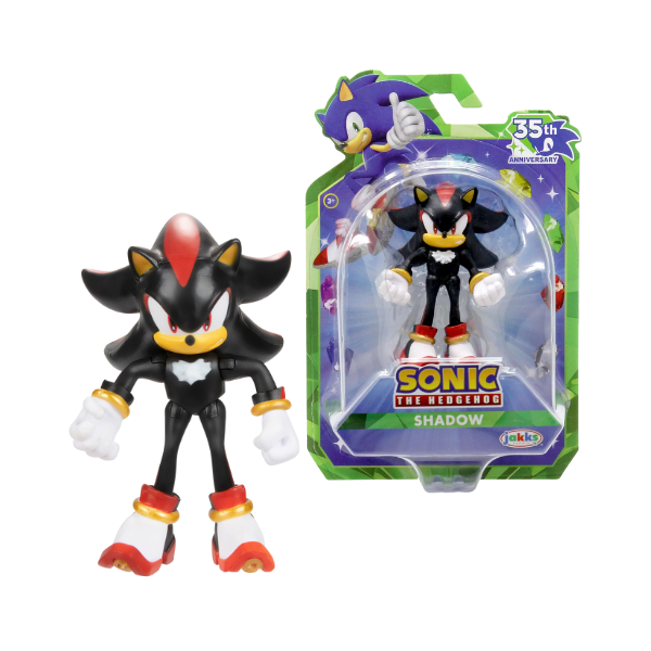 Sonic the Hedgehog 35th Anniversary Shadow 2.5" Mini Figure – Jakks Pacific
