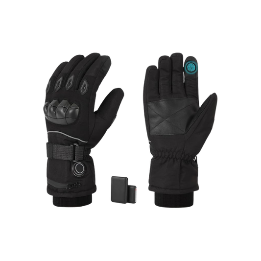 Heated Gloves for Men and Women, Heating Electric Gloves with Touchscreen, Dual Waterproof Winter