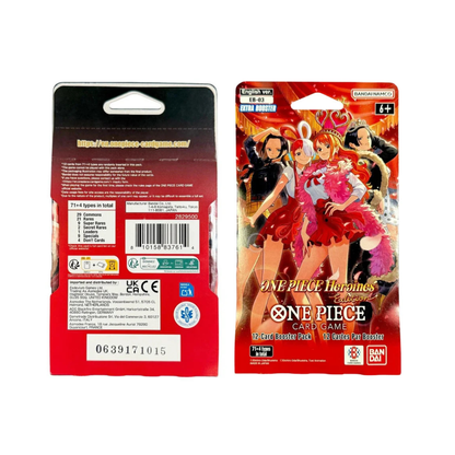 Bandai One Piece Card Game EB-03 Heroines Edition English 12-Card Booster Pack