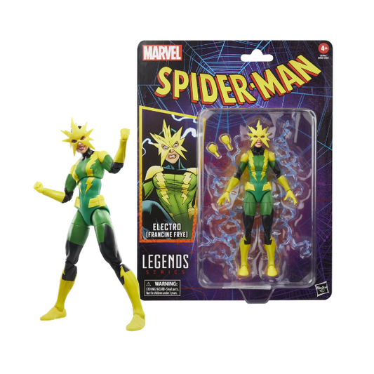 Marvel Legends Series Electro (Francine Frye) 6-Inch Action Figure Collectible