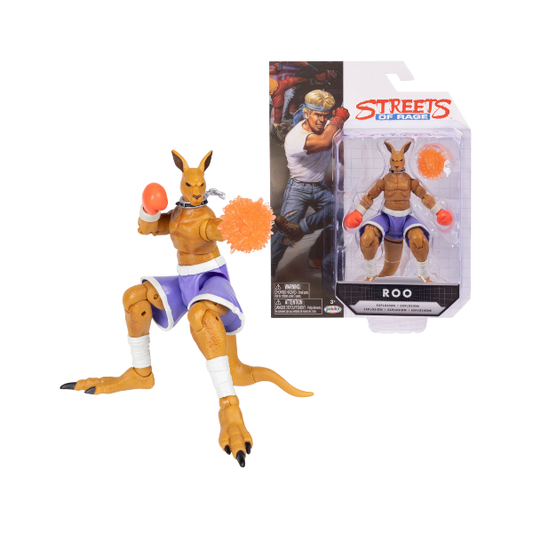 SEGA Streets of Rage Rage Roo 4-Inch Figure with 22 Points of Articulation