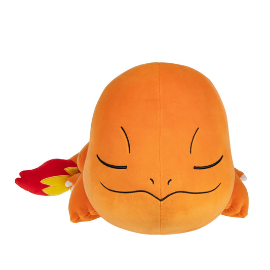 Pokémon 18" Sleeping Charmander Plush – Jumbo Cuddly Collectible by Jazwares