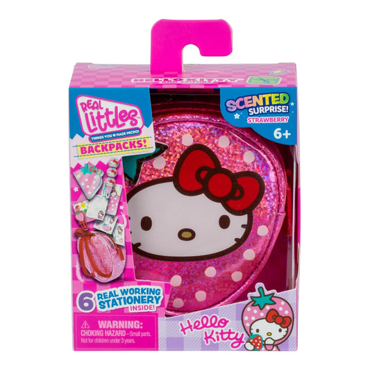 Real Littles Hello Kitty Scented Mini Backpack – 6 Surprise Stationery Item