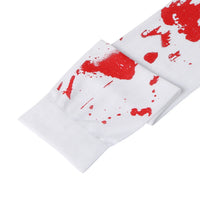 Halloween Horror Blood Nurse Uniform Cosplay Costume Dress Skirt & Stockings