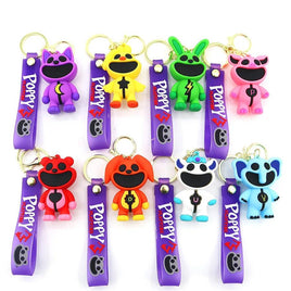 PP Poppy Playtime Smiling Critters Cartoon 2.6" Keychains