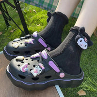 Women's Summer Slip-on Sandals feat: Hello Kitty, Cinnamoroll, and Kuromi