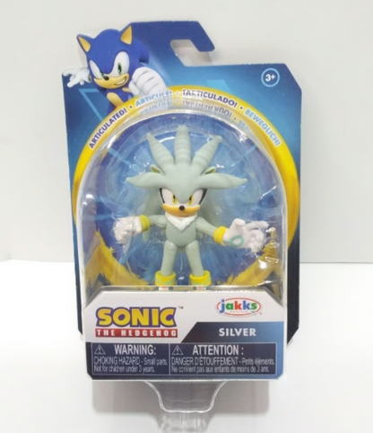 Sonic the Hedgehog Silver 2.5 Inch Jakks Pacific Action Figure