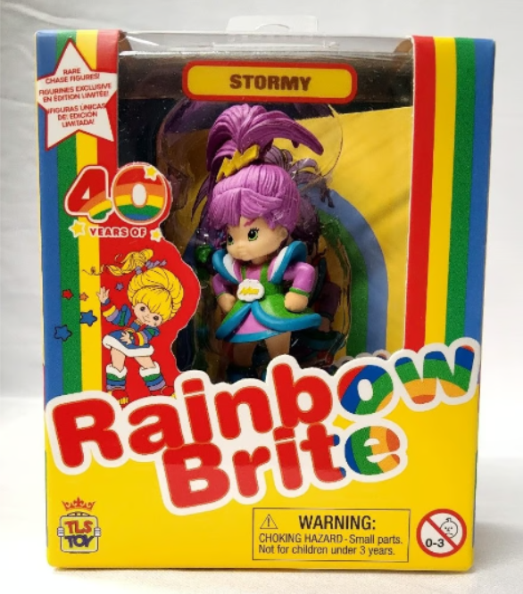 Rainbow Brite 40th Anniversary Stormy Doll Figure NIB 3" Character