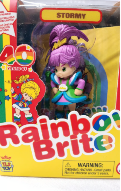 Rainbow Brite 40th Anniversary Stormy Doll Figure NIB 3" Character