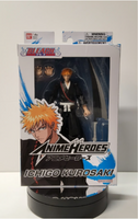 Bandai Ichigo Kurosaki Bleach Anime Heroes 6.5" Action Figure First Wave