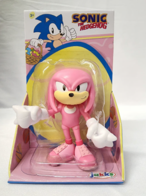 Sonic 2.5" Knuckles Easter Limited Edition Pink Figure | Jakks Pacific 2024