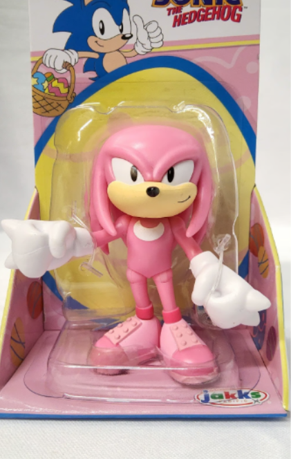 Sonic 2.5" Knuckles Easter Limited Edition Pink Figure | Jakks Pacific 2024