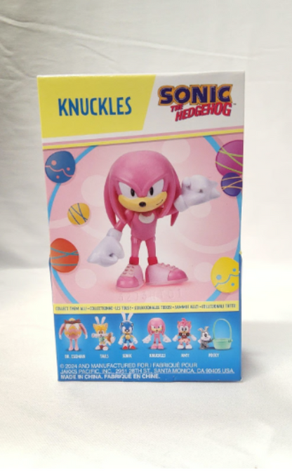 Sonic 2.5" Knuckles Easter Limited Edition Pink Figure | Jakks Pacific 2024