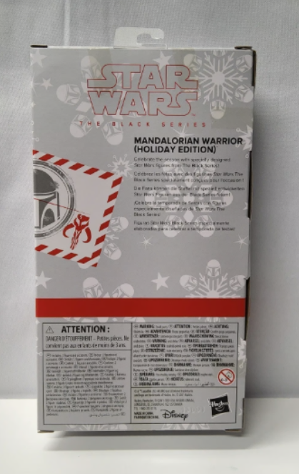 Hasbro Star Wars Black Series Mandalorian Warrior Holiday Christmas Edition