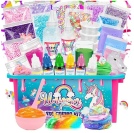 Unicorn Slime Kit for Girls 6-12, DIY Slime Making Set, Party Favors Gift