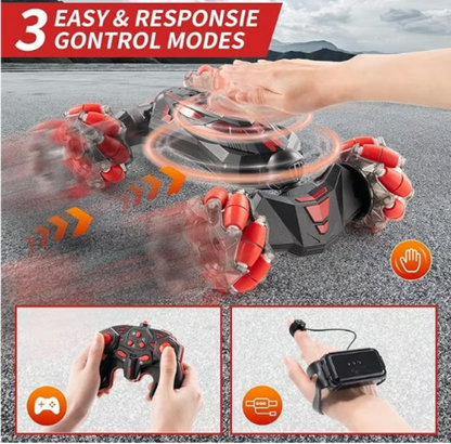 Gesture RC Stunt Car 4WD 360° Rotation Lights Music Toy for Boys Girls 6-12