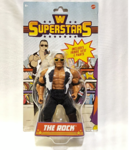 WWE Superstars Series 4 The Rock Action Figure - Mattel 2022 New NIP