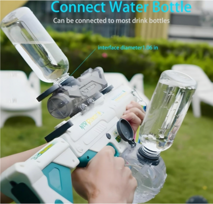 Electric Water Gun for Adults 900CC, Rechargeable Squirt Gun 32 FT Range