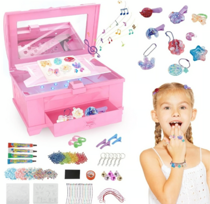 Fistone Resin Jewelry Making Kit - DIY Crafts for Kids Age 6-10+