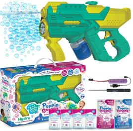 PoppinColorz Hydra Rechargeable 2-in-1 Color Bubbles Blaster