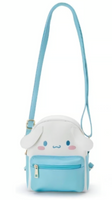 Cute Mini Cartoon Backpack for Girls, PU Material, Adjustable Straps, Blue, Birt