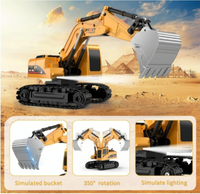 Kids Excavator Trucks Toy Set - Pull Back & RC Construction Vehicles