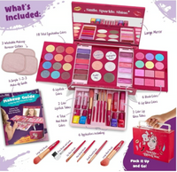 Kids Makeup Kit - Non-Toxic Real Washable Set for Girls Ages 3-10