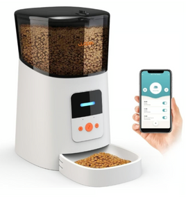 WOPET 6L WiFi Automatic Pet Feeder, Smart Cat Dog Feeder with APP Control