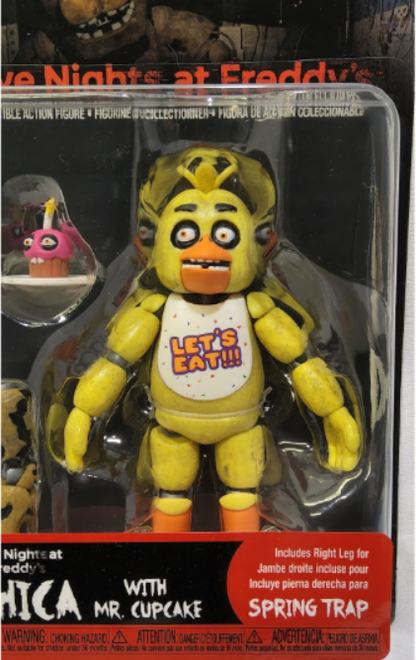 Five Nights at Freddy's Chica Funko Action Figure with Mr. Cupcake