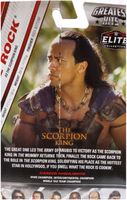 WWE The Rock Scorpion King Elite Action Figure - Mattel