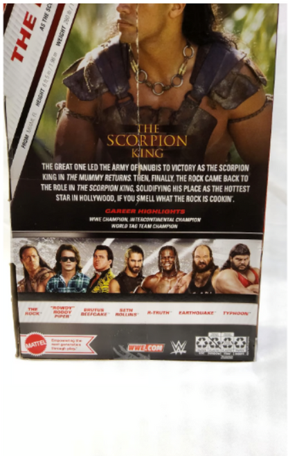 WWE The Rock Scorpion King Elite Action Figure - Mattel