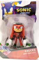 Sonic Prime Knucks New Yoke City 5" Action Figure with 13 Points Articulation