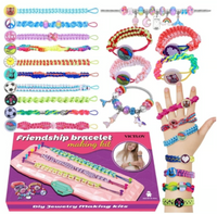 VICTLOV Friendship Bracelet Maker Kit for Kids - Craft Set Ages 7-12